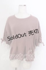 axes femme / チュールネックスウェット M ピンク O-25-10-30-1101-AX-TO-IG-OS