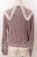 画像2: axes femme / ビッグ襟ニットカーデ M ピンク O-25-10-30-1102-AX-TO-IG-OS (2)