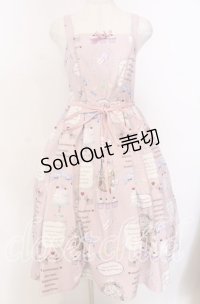 axes femme kawaii / 10thアニバーサリージャンパースカート M ピンク O-25-10-30-1013-AX-OP-OW-OS