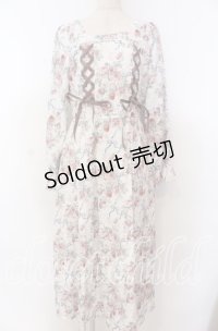 axes femme / フレーズローズ柄ワンピース F キナリ O-25-10-30-1016-AX-OP-OW-OS