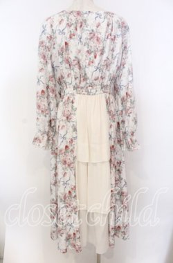 画像3: axes femme / フレーズローズ柄ワンピース F キナリ O-25-10-30-1016-AX-OP-OW-OS