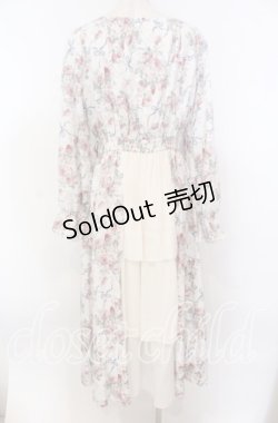 画像3: axes femme / フレーズローズ柄ワンピース F キナリ O-25-10-30-1016-AX-OP-OW-OS