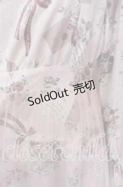 画像2: axes femme / ローズアンダヴィタシオンワンピース F ピンク O-25-10-30-1017-AX-OP-OW-OS