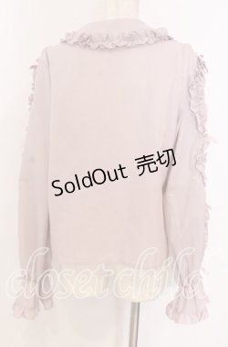 画像3: Chalmiere / フリルブラウス M ピンク O-25-10-30-1021-LO-BL-OW-OS