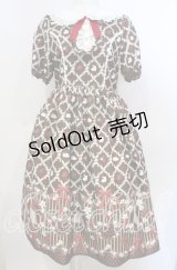 axes femme kawaii / ベリーフィールズワンピース M ブラウン O-25-10-30-1003-AX-OP-OW-OS