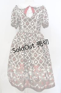 axes femme kawaii / ベリーフィールズワンピース M ブラウン O-25-10-30-1003-AX-OP-OW-OS