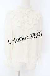 axes femme kawaii / クラシカルドールブラウス M アイボリー O-25-10-30-1024-AX-BL-OW-OS