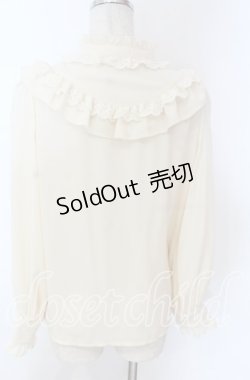 画像2: axes femme kawaii / クラシカルドールブラウス M アイボリー O-25-10-30-1024-AX-BL-OW-OS