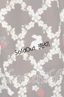 画像2: axes femme kawaii / ベリーフィールズワンピース M ブラウン O-25-10-30-1003-AX-OP-OW-OS