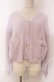 画像1: axes femme / リボンポケットニットカーデ F ラベンダー O-25-10-30-1039-AX-TO-OW-OS (1)