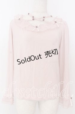 画像1: axes femme / バラストラップフリルインナー F ピンク O-25-10-30-1040-AX-TO-OW-OS