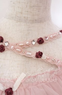 画像2: axes femme / バラストラップフリルインナー F ピンク O-25-10-30-1040-AX-TO-OW-OS