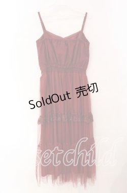 画像4: axes femme / コルセット風編上ジャンスカ  アカ O-25-10-30-055-AX-OP-IG-OS