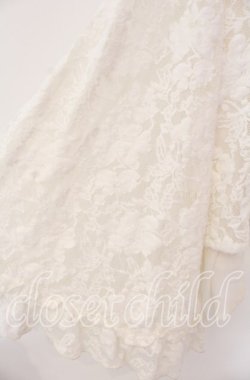 画像3: axes femme / 起毛レース姫袖風ボレロ  オフ O-25-10-30-057-AX-TO-IG-OS