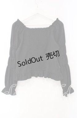 画像3: axes femme / グレースブラウス  クロ O-25-10-30-059-AX-BL-IG-OS