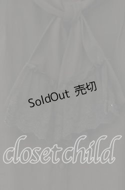 画像2: axes femme / レース使いリボンブラウス  クロ O-25-10-30-067-AX-BL-IG-OS