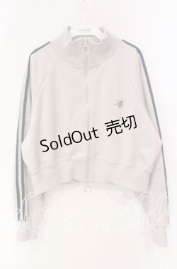 画像1: axes femme / カットスエードトラックジャケット  グレー O-25-10-30-068-AX-JA-IG-OS