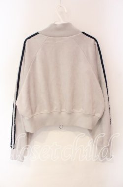 画像3: axes femme / カットスエードトラックジャケット  グレー O-25-10-30-068-AX-JA-IG-OS