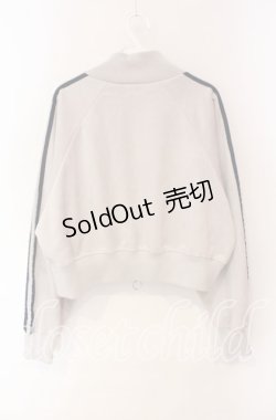 画像3: axes femme / カットスエードトラックジャケット  グレー O-25-10-30-068-AX-JA-IG-OS