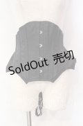 PureOne Corset Works / サテンコルセット  ブラック O-25-10-30-007-GO-TO-OW-OS