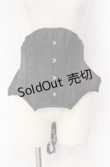 PureOne Corset Works / サテンコルセット  ブラック O-25-10-30-007-GO-TO-OW-OS