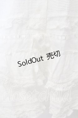 画像3: PINK HOUSE / フランス製レース使いエプロンドレス  シロ O-25-10-30-008-LO-OP-OW-OS