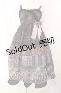 ALICE and the PIRATES / Le petit fleuriste〜永遠の花束とあなたを待つ時間〜柄ジャンパースカートII  クロ O-25-10-30-011-PA-OP-OW-OS