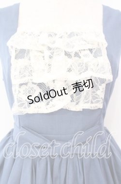 画像2: axes femme kawaii / オリビアジャンパースカート M ブルー O-25-10-30-012-AX-OP-OW-OS