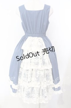 画像4: axes femme kawaii / オリビアジャンパースカート M ブルー O-25-10-30-012-AX-OP-OW-OS