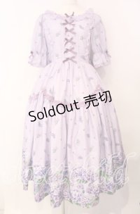 Chalmiere / ハイドレンジアワンピース  ラベンダー O-25-10-30-013-LO-OP-IG-OS