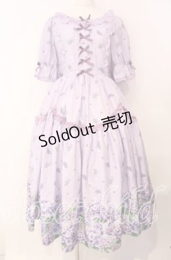 画像1: Chalmiere / ハイドレンジアワンピース  ラベンダー O-25-10-30-013-LO-OP-IG-OS