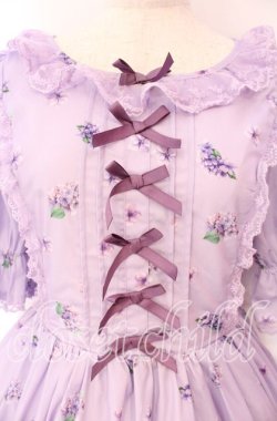 画像2: Chalmiere / ハイドレンジアワンピース  ラベンダー O-25-10-30-013-LO-OP-IG-OS