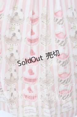 画像2: Emily Temple cute / パティスリープリントワンピース M ピンク O-25-10-30-015-ET-OP-OW-OS