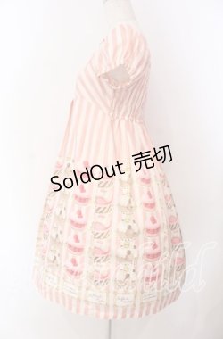 画像3: Emily Temple cute / パティスリープリントワンピース M ピンク O-25-10-30-015-ET-OP-OW-OS