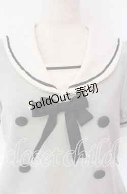 画像2: Innocent World / ピコレースのセーラーワンピース M グレー O-25-10-30-018-IW-OP-OW-OS
