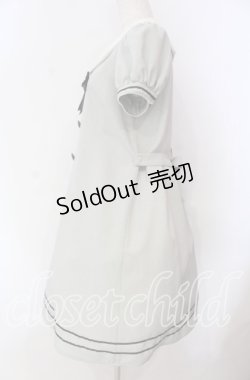 画像3: Innocent World / ピコレースのセーラーワンピース M グレー O-25-10-30-018-IW-OP-OW-OS