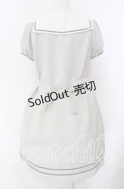 画像4: Innocent World / ピコレースのセーラーワンピース M グレー O-25-10-30-018-IW-OP-OW-OS