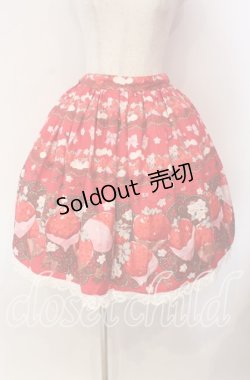 画像1: BABY,THE STARS SHINE BRIGHT / Creamy Berry Fairy Dreamスカート  アカ O-25-10-30-019-BA-SK-OW-OS