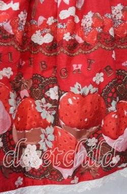 画像2: BABY,THE STARS SHINE BRIGHT / Creamy Berry Fairy Dreamスカート  アカ O-25-10-30-019-BA-SK-OW-OS