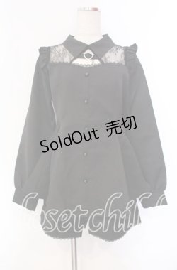 画像1: DearMyLove / ハートベルトレースセットアップ M クロ O-25-10-30-003-EL-OP-OW-OS