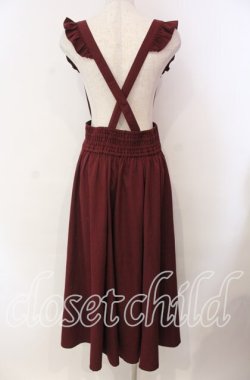 画像3: axes femme / レーシーチュールスカート  アカ O-25-10-30-022-AX-SK-IG-OS