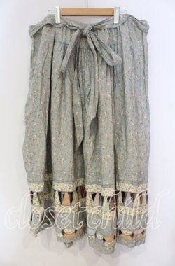 画像3: PINK HOUSE / 小薔薇柄パッチワークワンピース【お直しあり】  サックス O-25-10-31-032-LO-OP-IG-OS