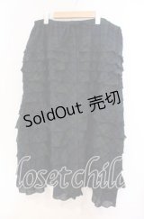 PINK HOUSE / ウールチェック段々スカート  グリーン O-25-10-31-033-LO-SK-IG-OS