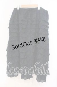 PINK HOUSE / ウールチェック段々スカート  グリーン O-25-10-31-033-LO-SK-IG-OS