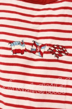 画像2: Karl Helmut / ボーダータンクトップ M アカ×シロ O-25-10-31-034-EL-TO-IG-ZT070