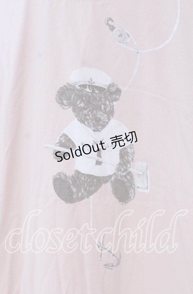 画像2: 【SALE】Karl Helmut / マリンカールくんTシャツ  ピンク O-25-10-31-004-EL-TS-IG-ZT070 (2)