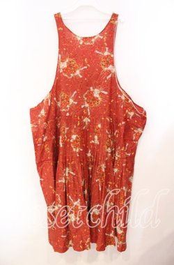 画像3: PINK HOUSE / チェリーブロッサムフラワーバスケットジャンパースカート【お直しあり】  アカ O-25-10-31-037-LO-OP-IG-OS