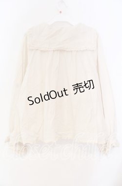 画像3: PINK HOUSE / セーラーカラーブラウス【お直しあり】  アイボリー O-25-10-31-038-LO-BL-IG-OS