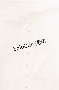 画像2: PINK HOUSE / ローンフリルセーラーカラーブラウス【お直しあり】  シロ O-25-10-31-039-LO-BL-IG-OS