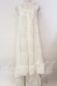 PINK HOUSE / ローンフード付きロングベスト【お直しあり】  シロ O-25-10-31-040-LO-OP-IG-ZT239